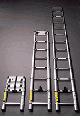 Ladder extension folding telescoping